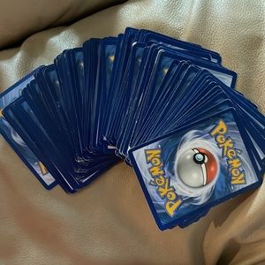 Stack of Pokémon cards